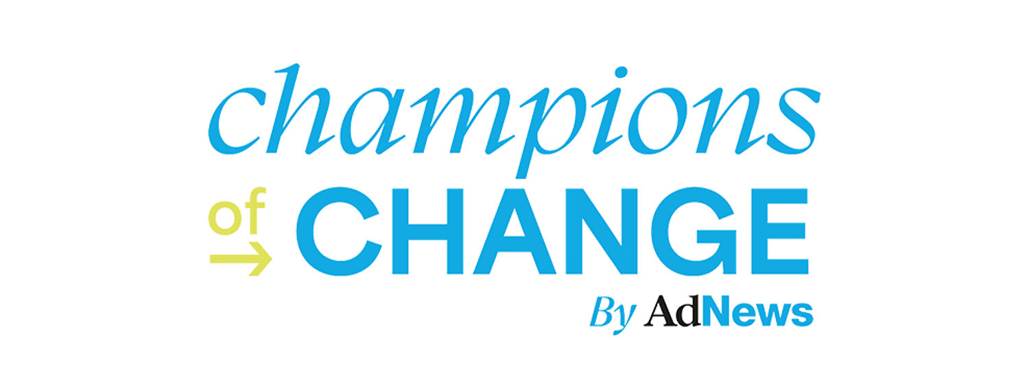 Logo and banner for 2025 AdNews Champions of Change